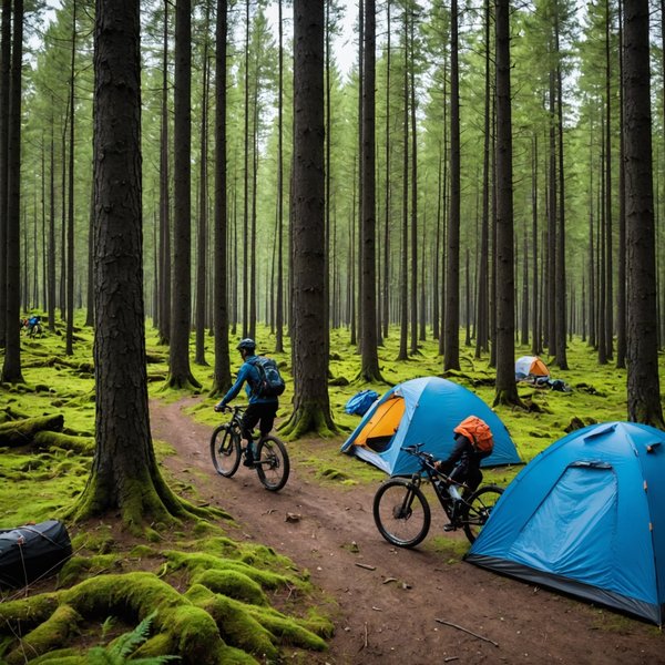 Comment organiser un camping pour une expédition de VTT dans les forêts scandinaves?